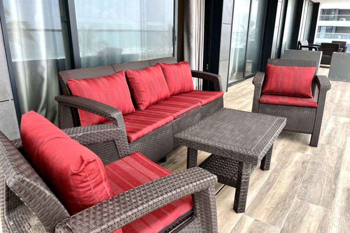 608 corner balcony with ocean view
