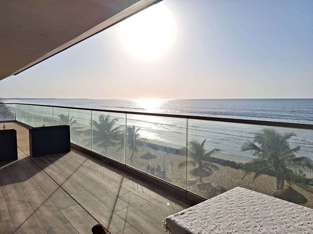 616 het uitzicht vanaf het balkon