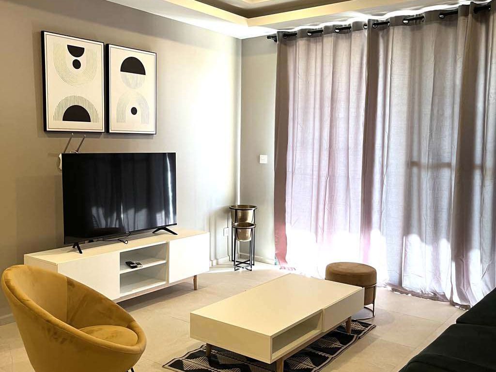 Appartement élégant de 2 chambres avec coin salon